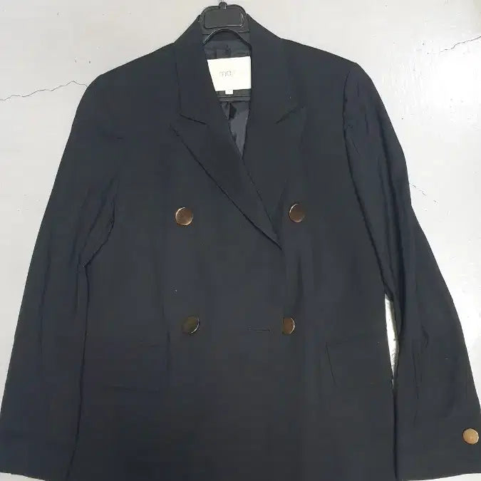 [BUNJANG] Maje Black Double-Button Jacket Size 1 / 마쥬 블랙 더블 버튼 자켓1사이즈