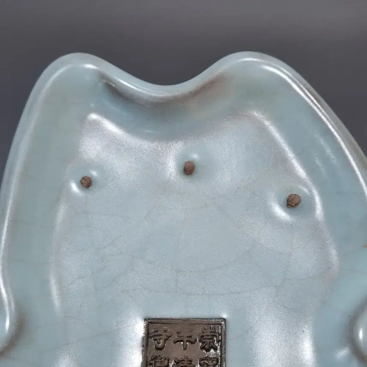 [BUNJANG] Ru Ware Sheep-shaped Celadon Oil Lamp / 여요 천청유 양모양유등. 가로17 높이15