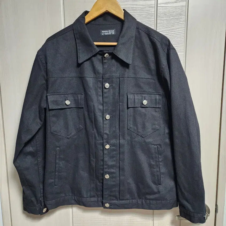 [BUNJANG] RENDEZ VOUS Vintage Black Denim Jacket / RENDEZ VOUS 빈티지 블랙 데님 자켓 100