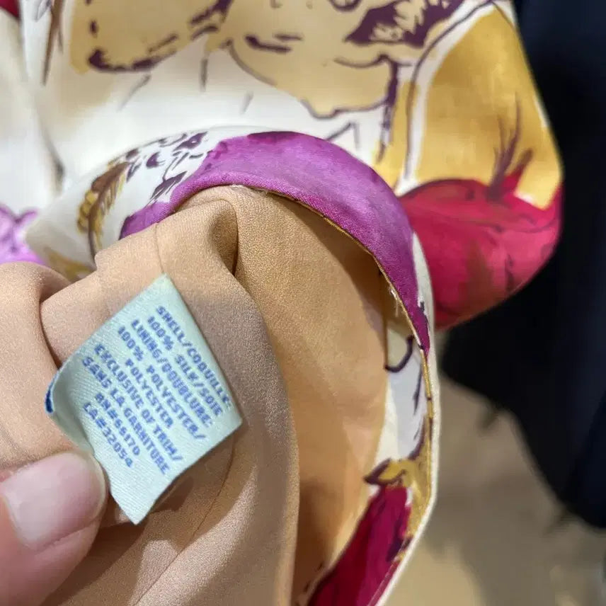[BUNJANG] Anthropologie Floral Pattern Silk Kimono Jacket / 미국 Anthropologie 기모노 자켓