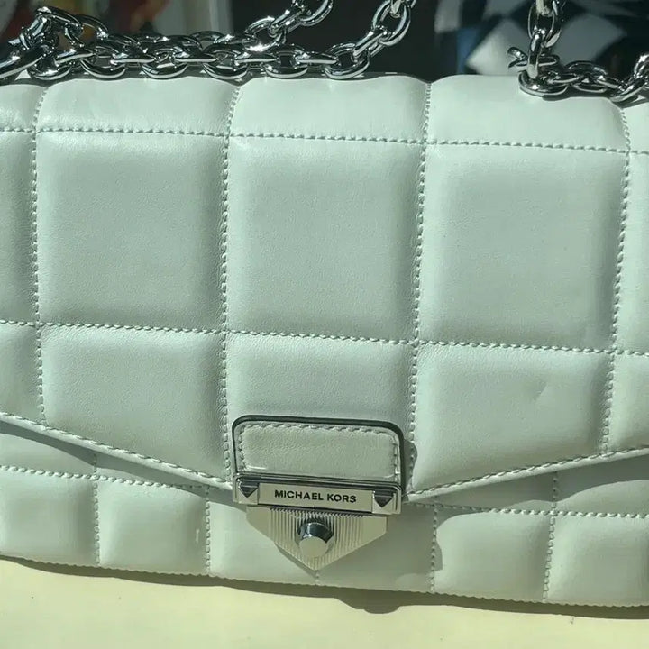 [BUNJANG] Michael Kors MK Quilted Shoulder Bag / 마이클코어스 MK 이보영 가방