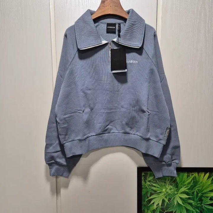 [BUNJANG] Hydrogen Zip-Up Sweatshirt Blue / (세일)(새상품)하이드로겐 집업 맨투맨 블루