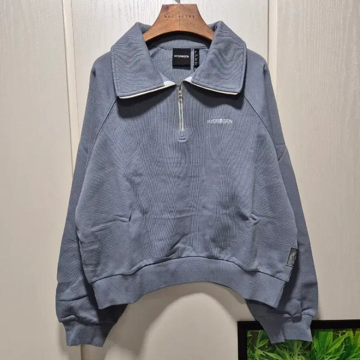 [BUNJANG] Hydrogen Zip-Up Sweatshirt Blue / (세일)(새상품)하이드로겐 집업 맨투맨 블루