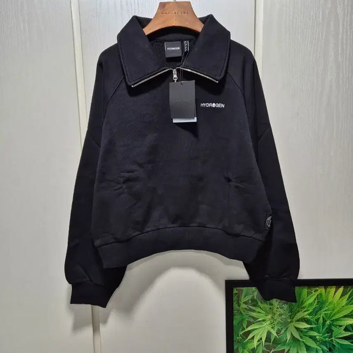 [BUNJANG] Hydrogen Zip-Up Sweatshirt Black S / (세일)(새상품)하이드로겐 집업 맨투맨 블랙S