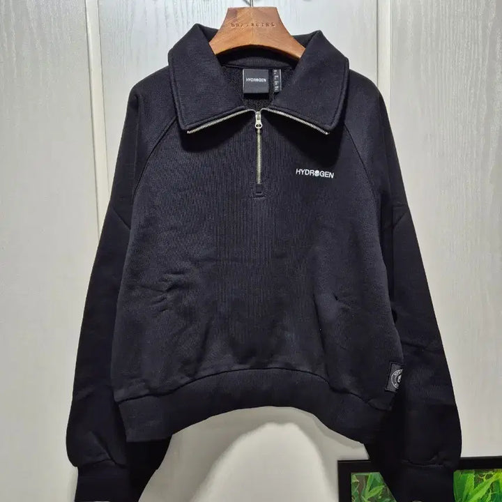 [BUNJANG] Hydrogen Zip-Up Sweatshirt Black S / (세일)(새상품)하이드로겐 집업 맨투맨 블랙S