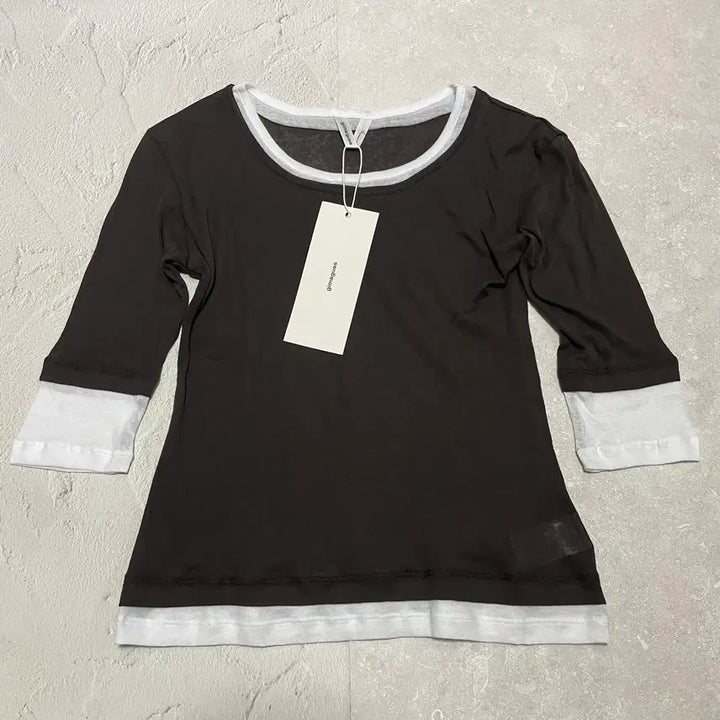 [BUNJANG] Gemma Layered Top (Brown) / [M] 새상품 기마구아스 Gemma 레이어드 탑