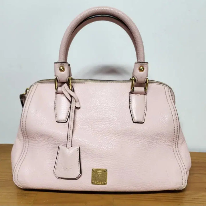 [BUNJANG] MCM Miratoate Boston Bag Pink / 엠씨엠 MCM  미라토트백 비세토스 보스턴 백 가방 핑크