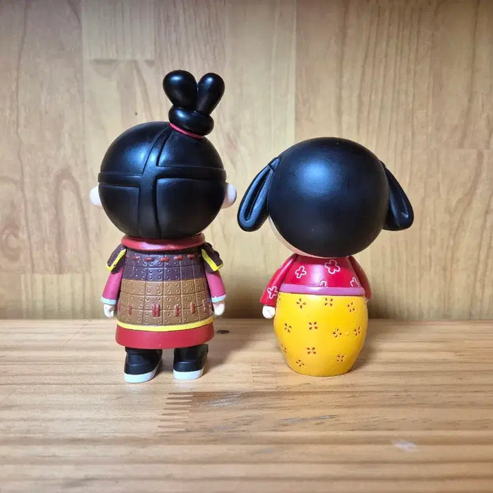 [BUNJANG] Chinese General &amp; Rouge PVC Figure / 중국 장군 &amp; 연지곤지 PVC 피규어