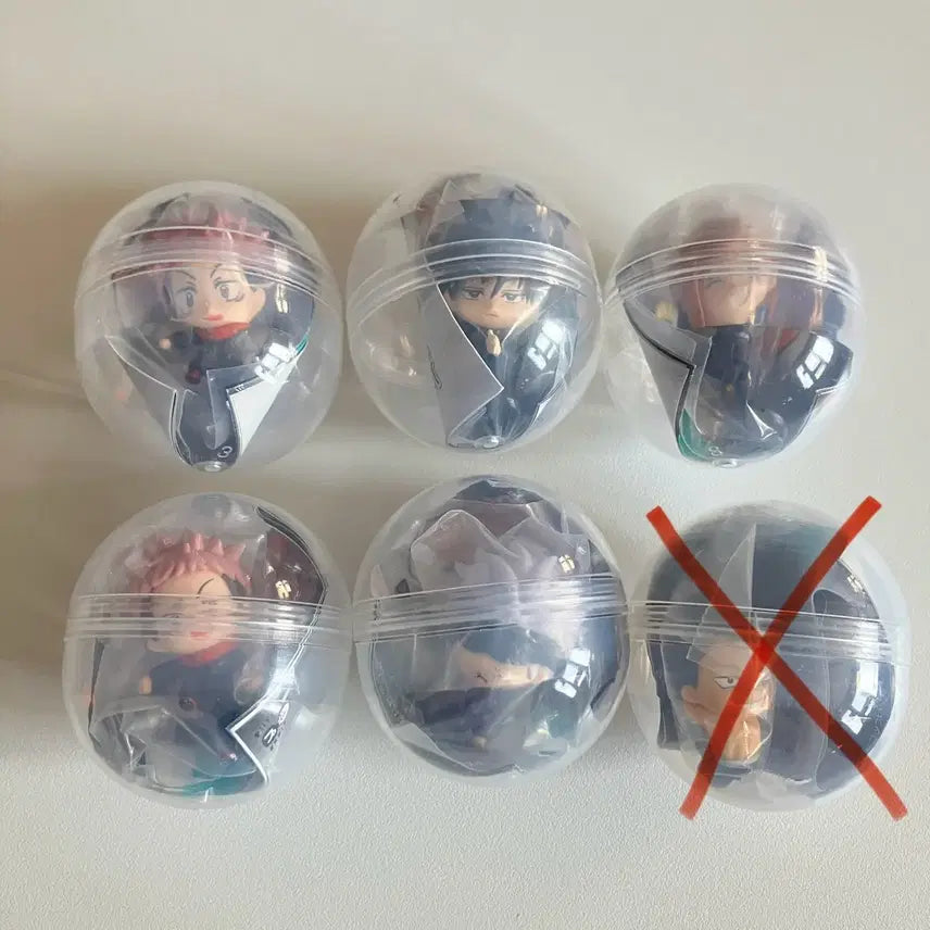 [BUNJANG] Jujutsu Kaisen PUTITTO Gacha Figures (Gojo, Megumi, Yuji, Nobara) / 주술회전 PUTITTO 푸티토 컵위의 가챠 고죠 메구미 유지 노바라