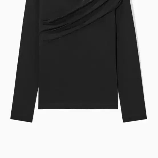 [BUNJANG] COS Black Off-Shoulder Long Sleeve Top / COS 블랙 오프숄더 롱 슬리브 탑