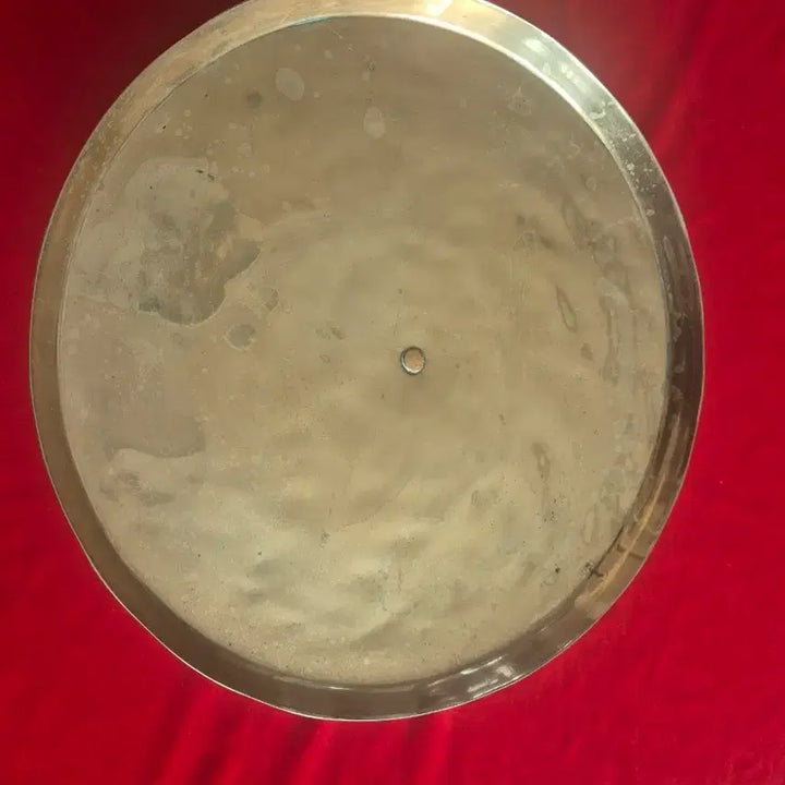 [BUNJANG] Kim Moon-ik Artisan Celadon Brazier / 무형문화재  김문익 작  놋상  (무료배송)