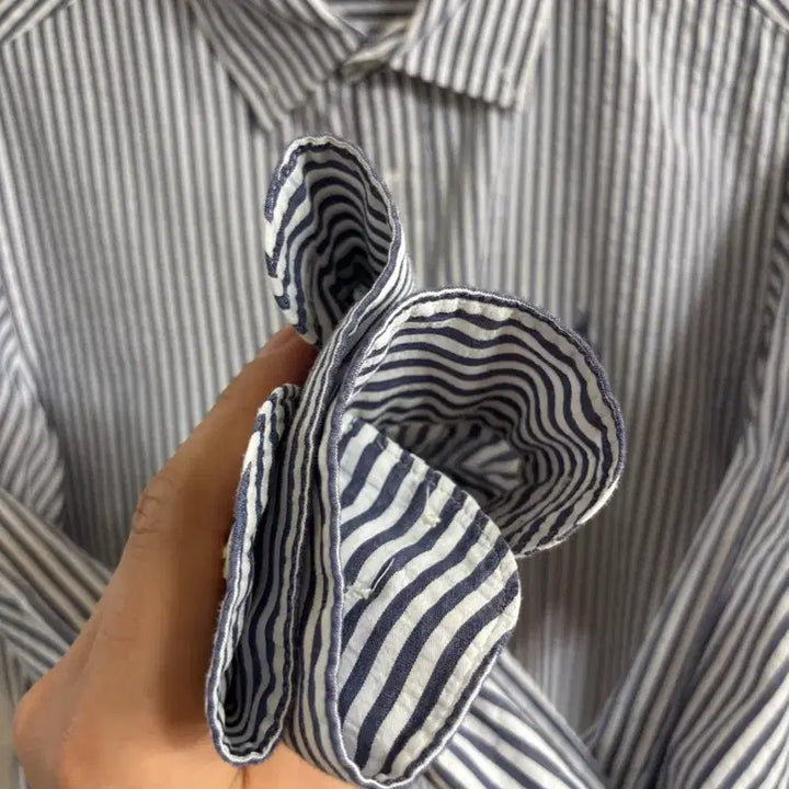 [BUNJANG] Beanpole Striped Shirt Size M / 빈폴 스트라이프 셔츠 95