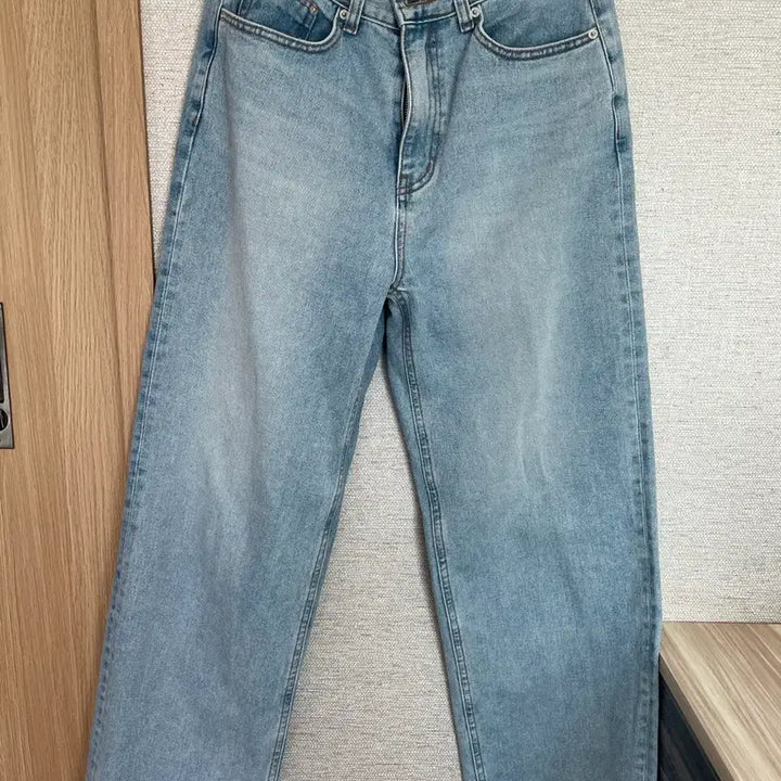 [BUNJANG] Dunst Relaxed Wide Jeans Light Blue S / 던스트 와이드진 라이트블루 S