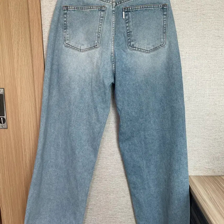 [BUNJANG] Dunst Relaxed Wide Jeans Light Blue S / 던스트 와이드진 라이트블루 S