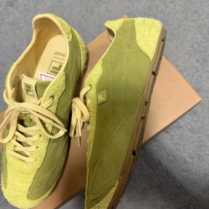 [BUNJANG] Fila Ritmo Sleek LX Matcha Sneakers / 휠라 리트모 슬릭LX 말차 245사이즈 판매합니다.