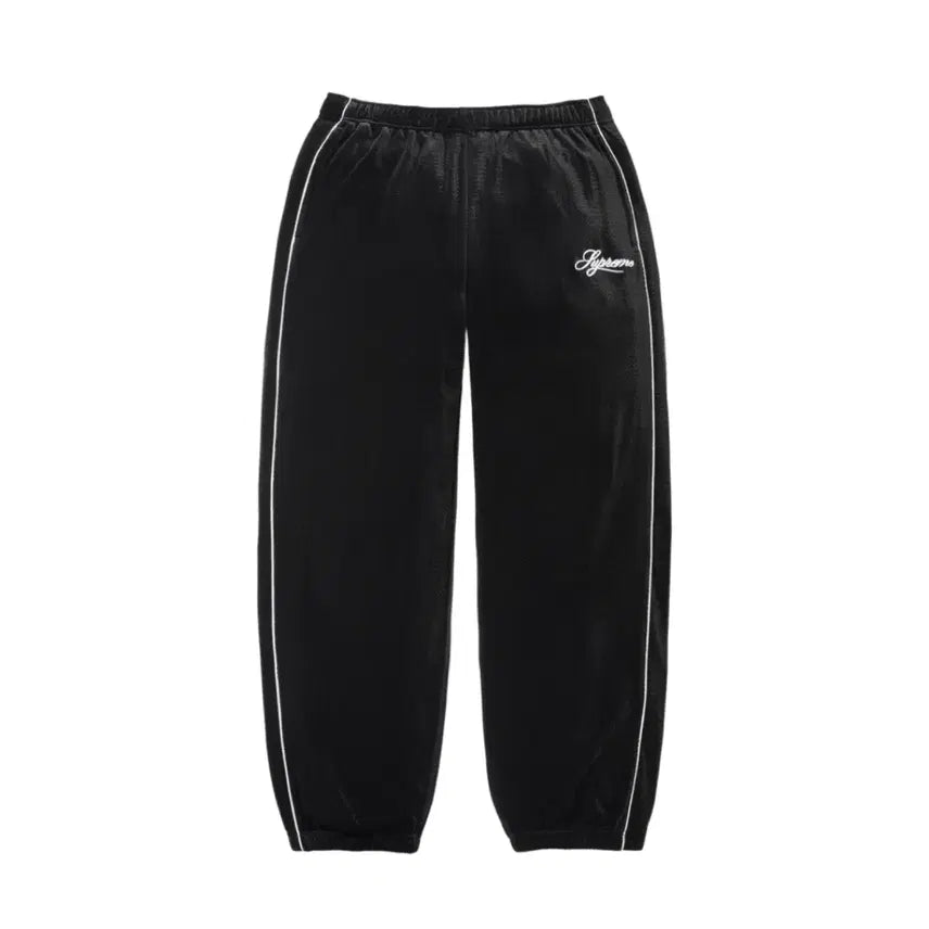 [SOLD OUT] [XL] 슈프림 벨루어 메쉬 트랙 팬츠 블랙 - 26SS