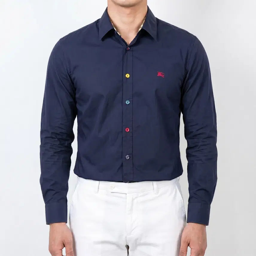 [SOLD OUT] [정품] 버버리 멀티컬러 버튼 셔츠 (L / 95-슬림100 추천)
