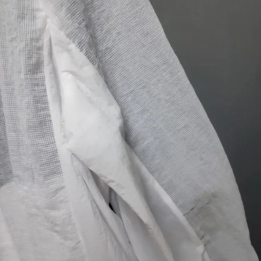 [SOLD OUT] 자수 포켓 시스루 블루종 (새상품)