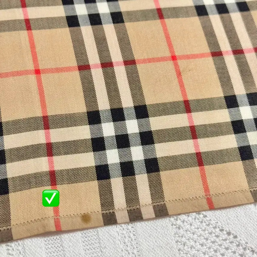 [BUNJANG] Burberry Nova Check Handkerchief / BURBERRY 버버리 기본 노바체크 손수건