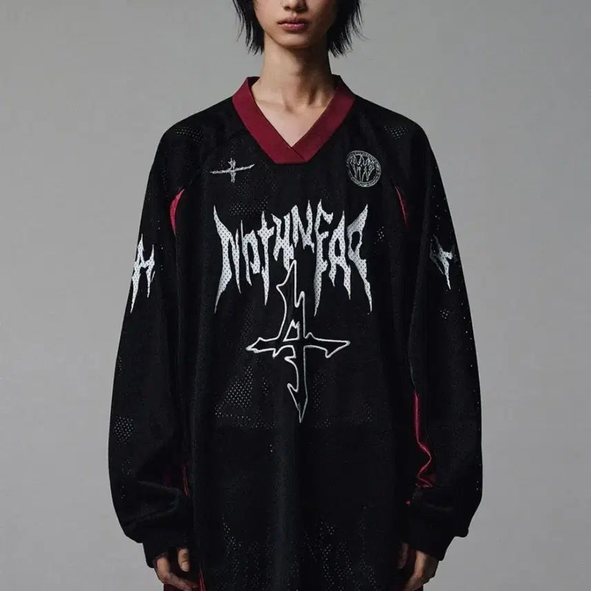 [BUNJANG] NOTFOUND Mesh Long Sleeve Black XL / 낫포너드 Mesh Long Sleeve - Black (XL)