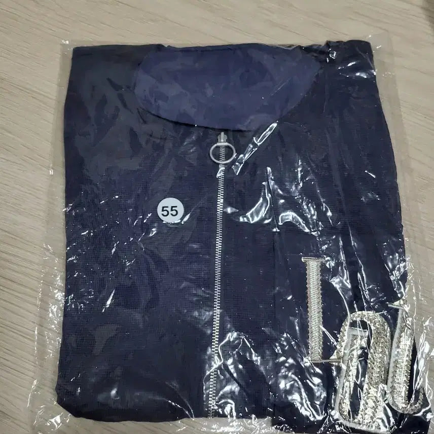 [BUNJANG] Embroidered Pocket Blouson Jacket (Size 55) / 자수 포켓 시술 블루종 55(새상품)