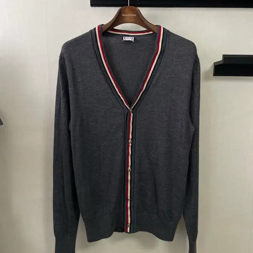 [BUNJANG] Moncler Gray Cardigan XL / 몽클레어 그레이 가디건 XL