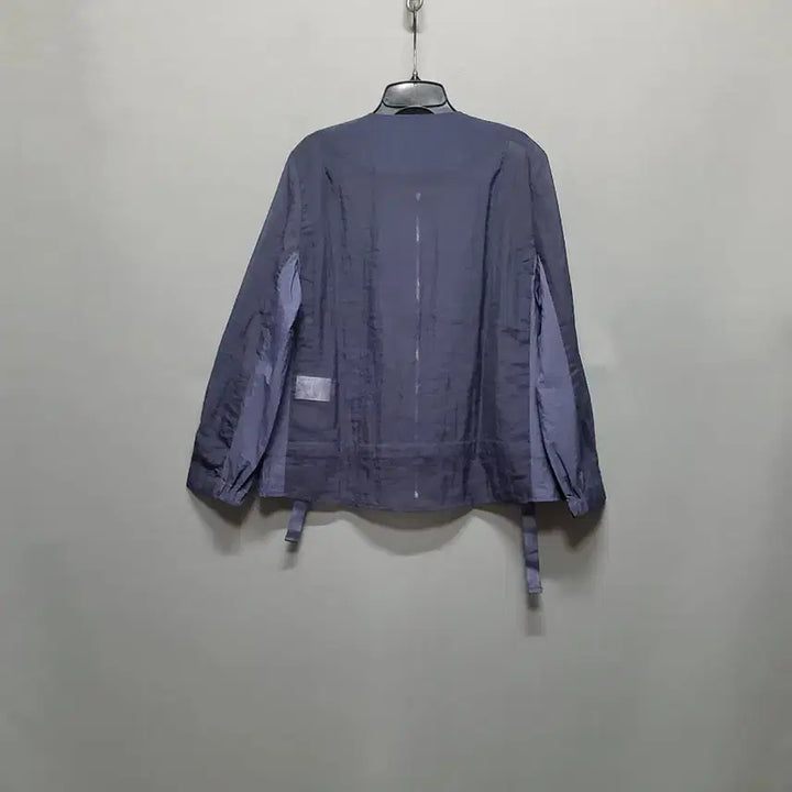 [BUNJANG] Embroidered Pocket Sheer Blouson 77 / 자수 포켓 시스루 블루종 77(새상품)