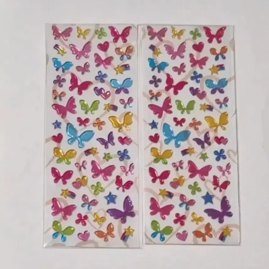 [BUNJANG] Vintage Butterfly Transparent Sticker / 고전 나비 투명 스티커