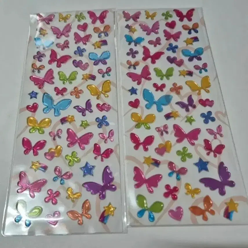 [BUNJANG] Vintage Butterfly Transparent Sticker / 고전 나비 투명 스티커