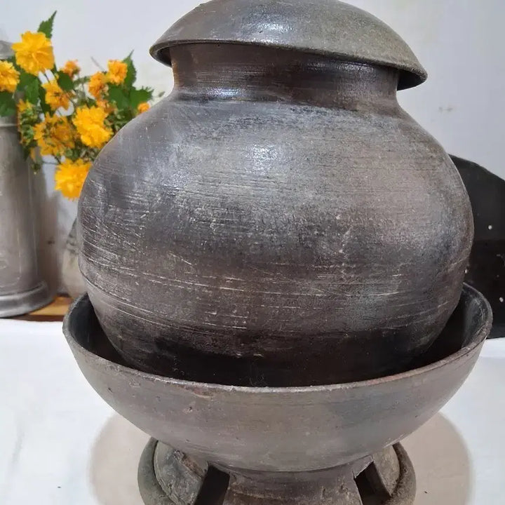 [BUNJANG] Replica Pottery Water Jar Antique Vase / 토기 차항아리 물항아리 골동인테리어 꽃꽂이수반