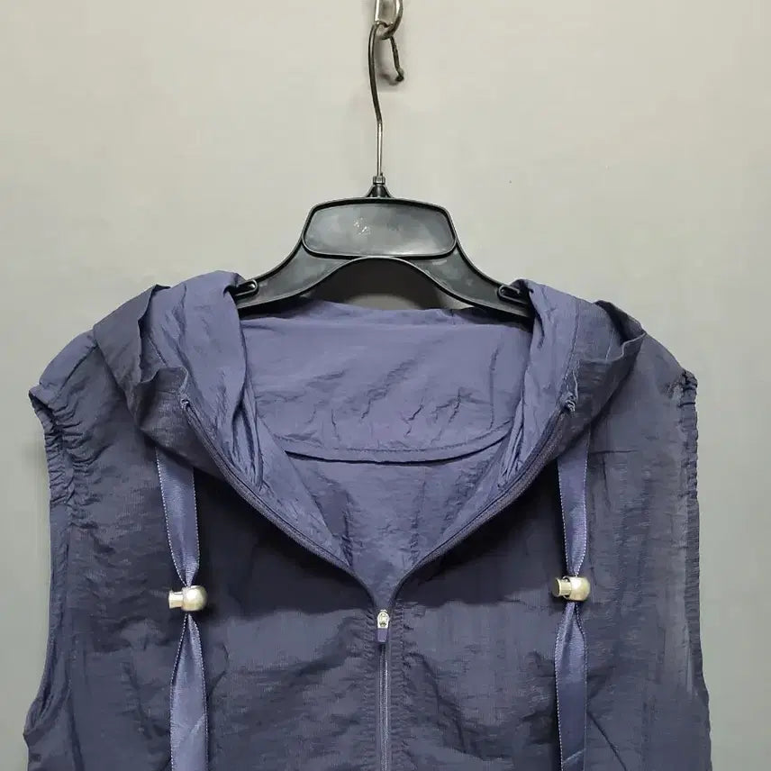 [SOLD OUT] 시스루 후드 조끼 77(새상품)