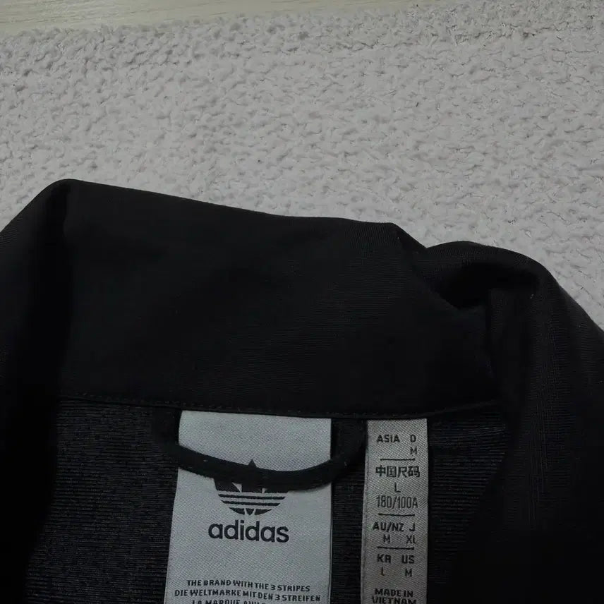 [SOLD OUT] 아디다스 져지 집업 파이어버드 블랙 검정