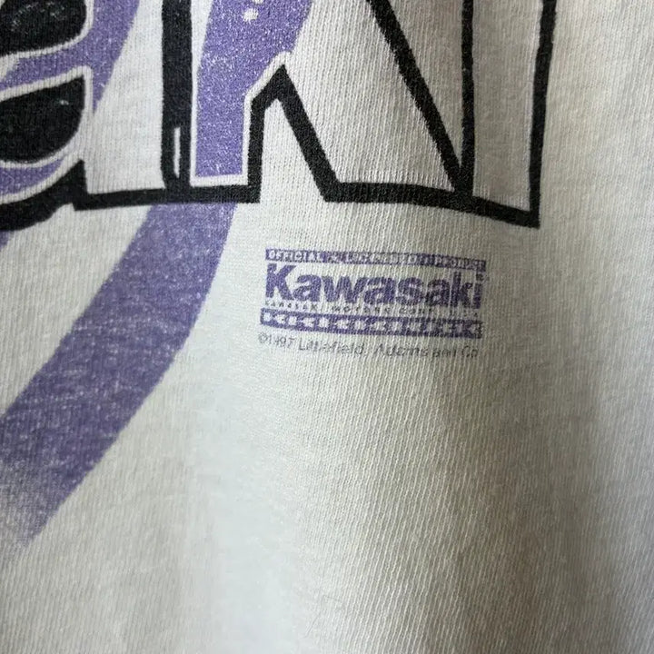 [BUNJANG] Kawasaki Racing Tee U.S.A. / 90s Kawasaki Racing Tee Made In U.S.A
