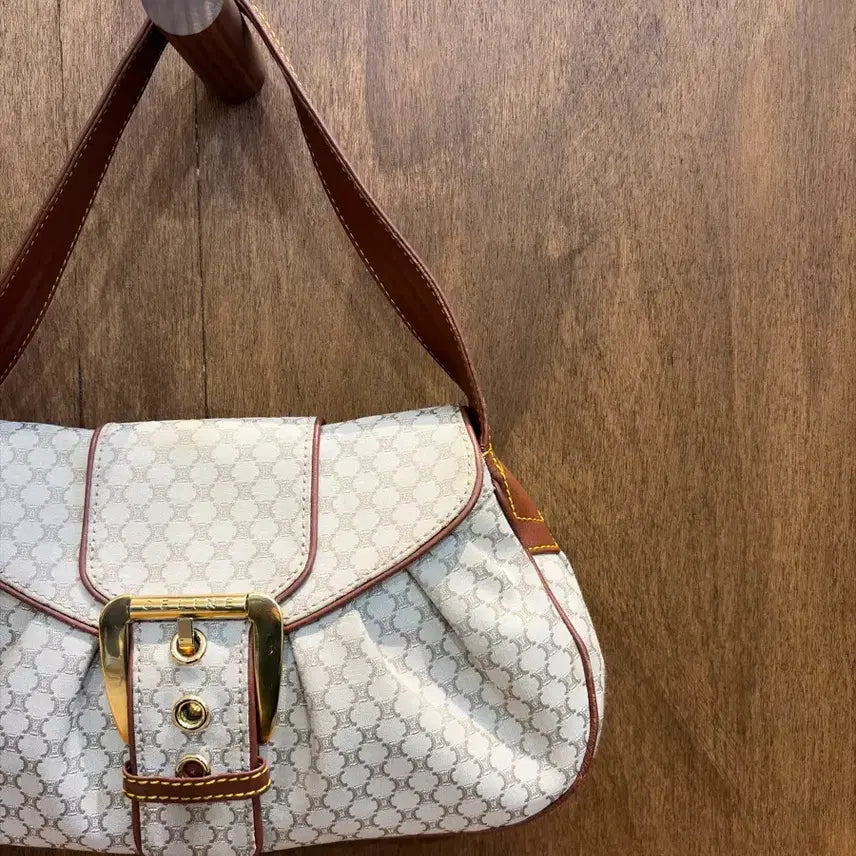 [BUNJANG] Celine Blade Macadam Shoulder Bag / 셀린느 블레이드 마카담 숄더백