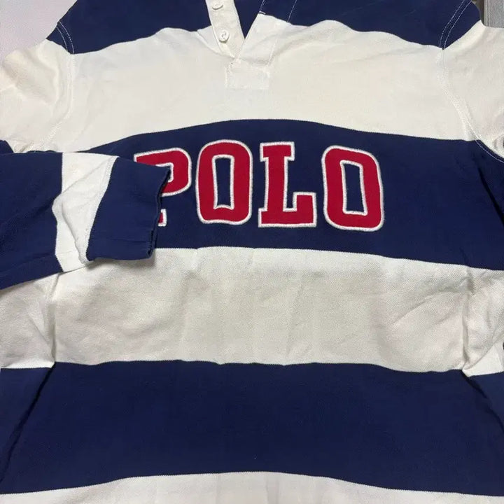 [SOLD OUT] 폴로 랄프로렌 스트라이프 럭비 셔츠 (남성XL)