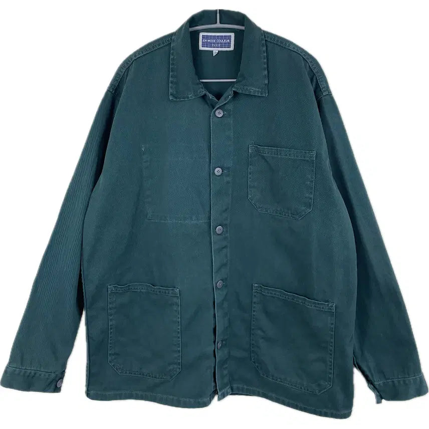 [BUNJANG] En Mode Couleur Herringbone Twill French Work Jacket / [L]  En Mode Couleur 헤링본 트윌 프렌치 워크 자켓