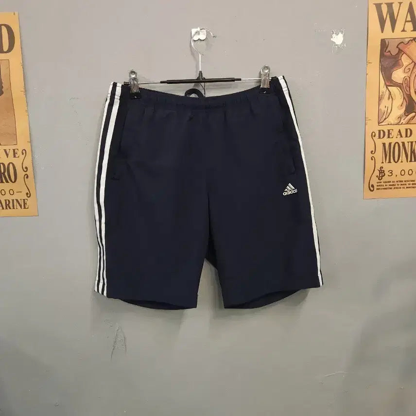 [BUNJANG] Adidas Three-Stripe Navy Shorts / 아디다스 삼선 반바지 네이비