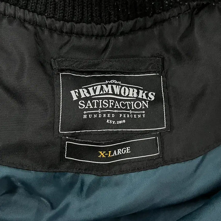 [BUNJANG] Prismworks Black Bomber Jacket / [정품/XL] 프리즘웍스 블랙 봄버 자켓