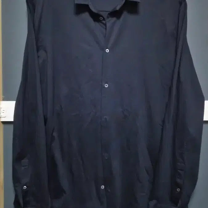[BUNJANG] COS Black Long Sleeve Shirt / xl) cos 브랜드 블랙 긴팔 셔츠