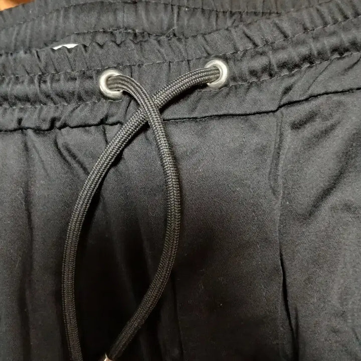 [BUNJANG] Black Cotton Blend Shorts / 블랙 반바지 면바지 밴딩 스타일34 35