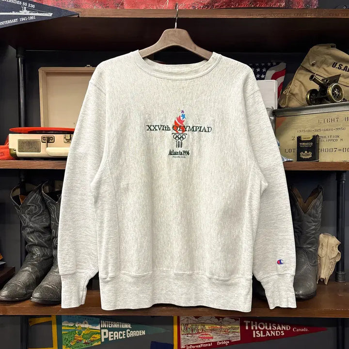 [BUNJANG] Champion 90s Reverse Weave Atlanta Olympics Sweatshirt / 90s 챔피온 리버스위브 &