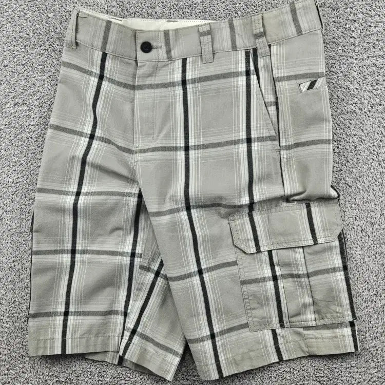 [BUNJANG] Dickies Checkered Cargo Shorts (32") / 디키즈 체크 카고 쇼츠 반바지 ( 32" ) / 11916