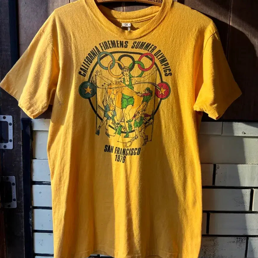 [BUNJANG] 1976 California Firemens Olympics Tee / 1976 California Firemens Olympics  Tee