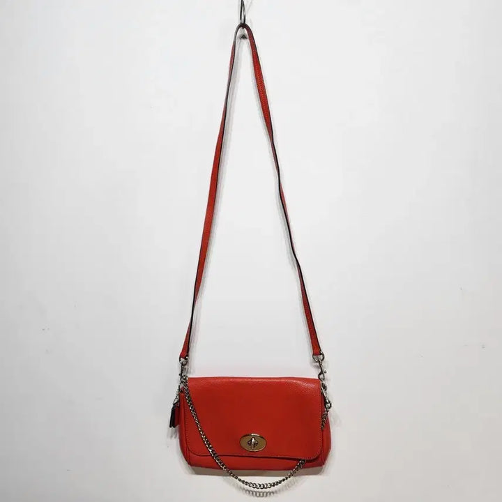 [BUNJANG] Coach Pebbled Leather Crossbody Bag / 코치 COACH 페블레더 크로스본 크로스바디백 가방