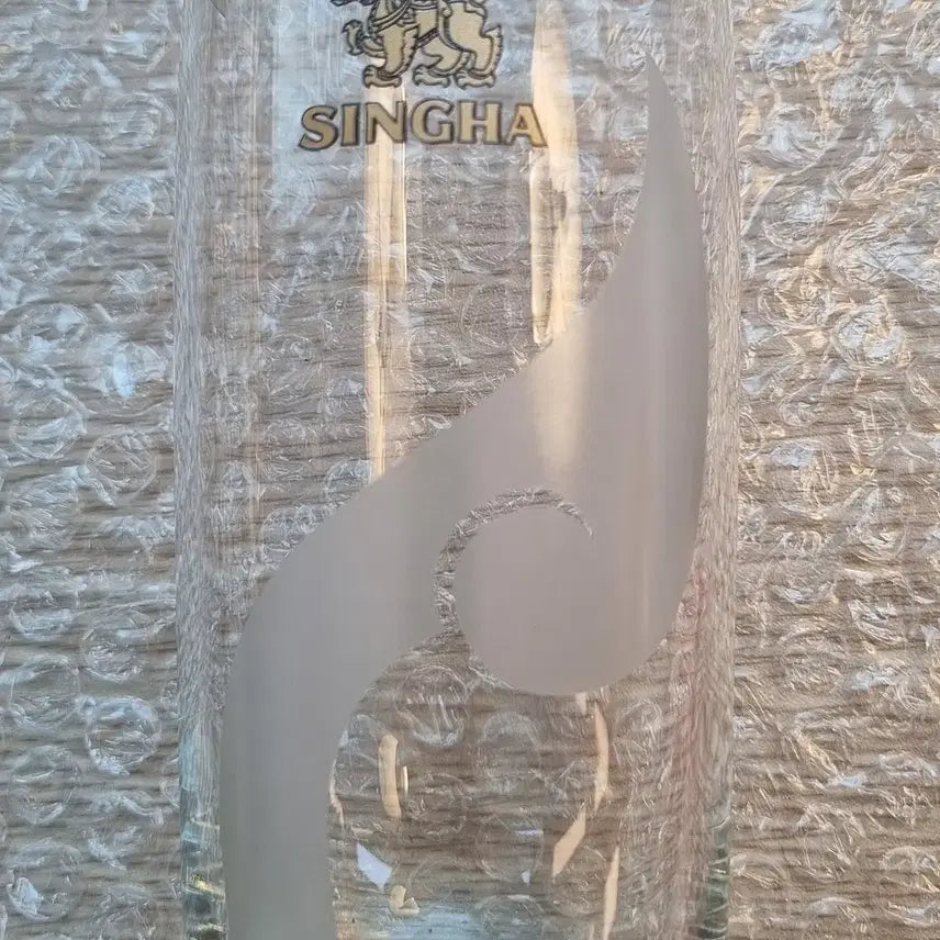 [BUNJANG] Singha Beer Glass (2 Pieces) / SINGHA(싱하) 맥주잔