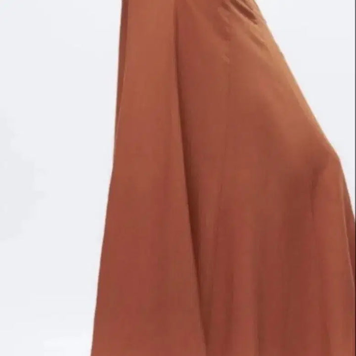 [BUNJANG] ZARA Orange Long Skirt - Small / 자라 오렌지 롱스커트 스몰