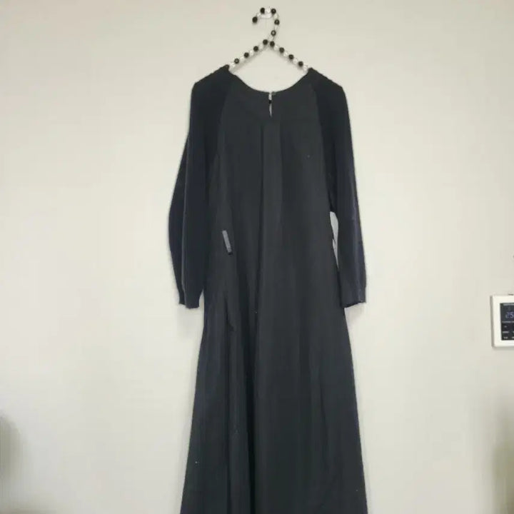 [BUNJANG] Black Layered Long Dress / 블랙 레이어드 스타일 롱 원피스