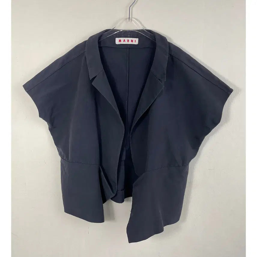 [BUNJANG] Marni Cotton Open Sleeveless Jacket / [38] 마르니 코튼 오픈 슬리브리스 자켓