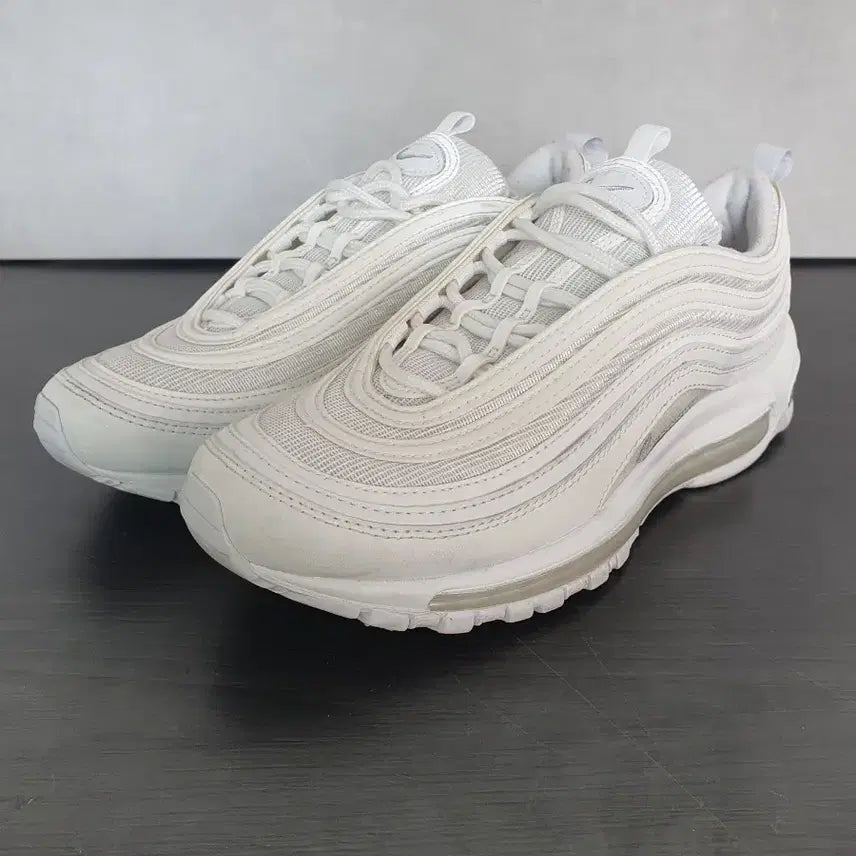 [SOLD OUT] 나이키 에어맥스 97 트리플 화이트 울프 그레이(260)