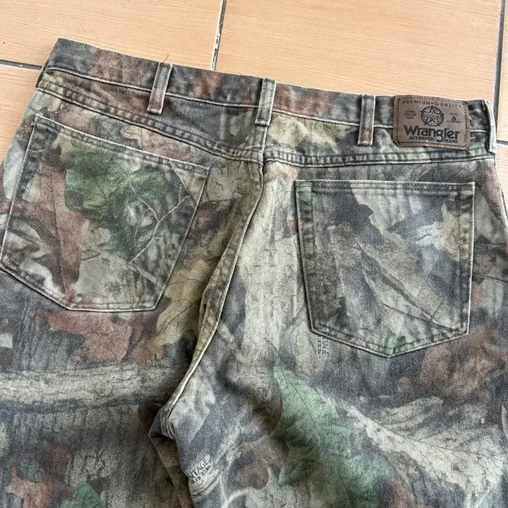 [BUNJANG] Wrangler Realtree Double Knee Pants / 90s 랭글러 리얼트리 더블니팬츠 36(35)